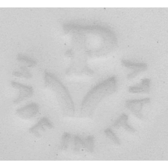 7 White Woven Pattern Peasant Village PV Saucers Italy - Picture 5 of 5